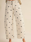 Spot The Difference Set in Ivory Polka Dot