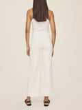 ICN Cropped Wide Leg Jean in Optic