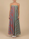 Serafina Stripes Maxi Dress in Multi
