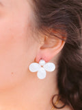 Daisy Pearl Stud Earrings