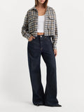 The Patch Pocket Shirt in Tan Plaid