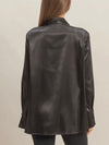 Soft Like Satin Blazer in Black