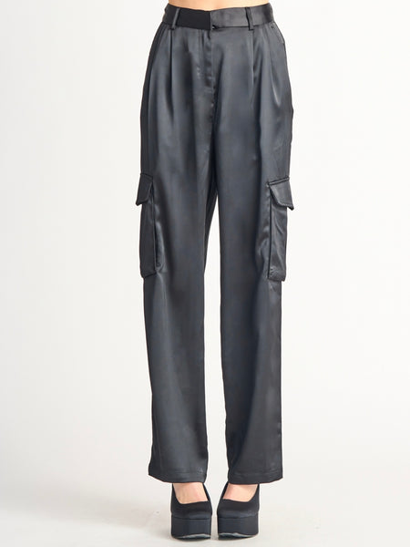 Dressed Up Cargo Pant in Black