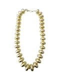 Barlowe Chunky Beaded Necklace in Gold
