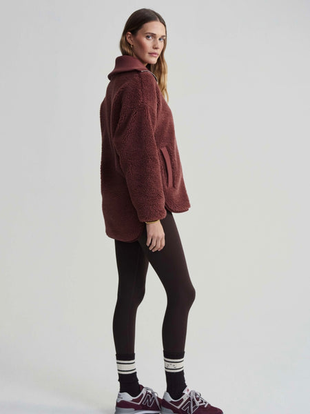 Myla Zip Through Jacket in Hot Chocolate