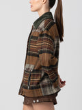 Situationship Jacket in Mixed Plaid