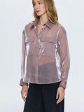 Miranda Blouse in Pink Plum