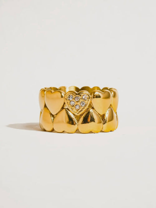 Wayn Petite Hearts Ring