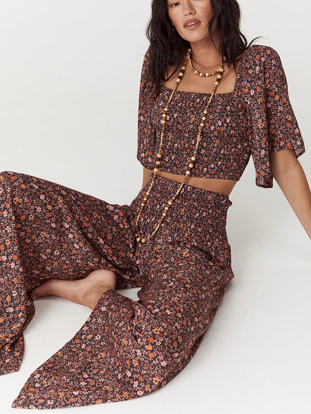 Love Jetty Wide Leg Pant in Balmy Nights