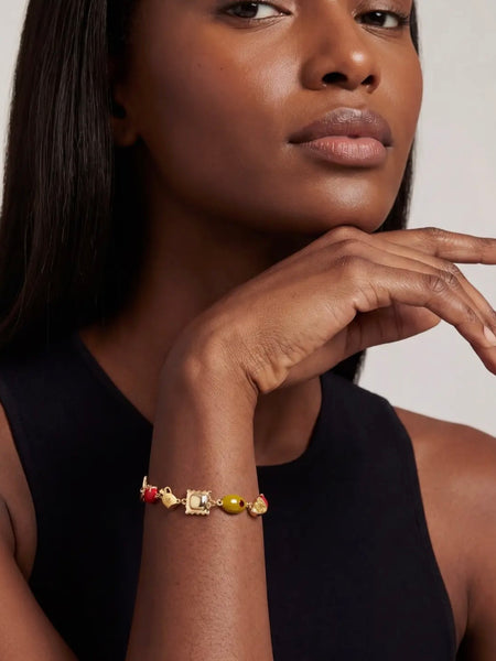 Pasta Girl Linear Bracelet