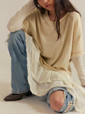 Tattered Love Tee in Summer Sand Combo