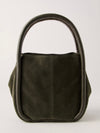Barlow Bucket Bag in Dark Olive
