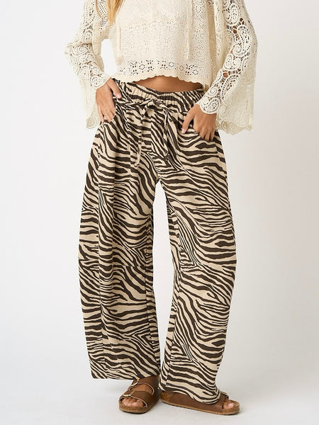 Where The Wild Things Run Pant in Brown