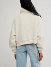 Alpine Sherpa Cardi in White Swan