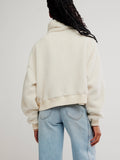 Alpine Sherpa Cardi in White Swan