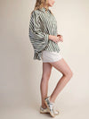 Stripe Season Blouse in Olive