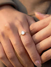 Alora Pear CZ Chain Ring