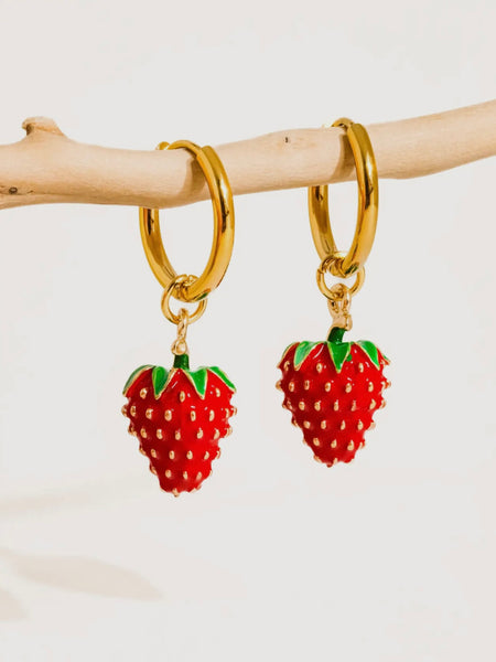 Berry Strawberry Earring