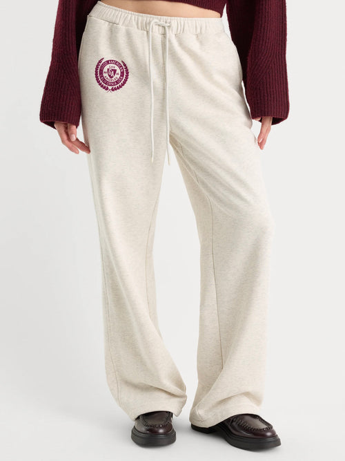 The Brushed Fleece Sweatpant in Oatmeal