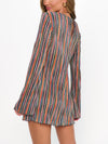 Drifter Mini Dress in Sundown Stripe Knit