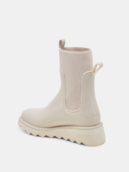 Tropic H2O Boots in Ivory Patent