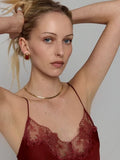 Prize Studs in Burgundy