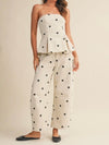 Spot The Difference Set in Ivory Polka Dot