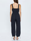 Viva Drawstring Jumpsuit in Noir