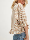 Bailey Stripe Shirt in Neutral Combo