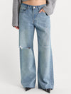 Vintage Low Slung Baggy Jean in Terra