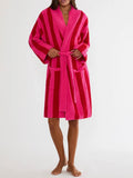 Prisca Robe in Crimson Pop Stripe