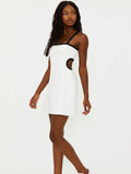 Sage Dress in White & Black