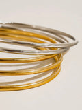 Olyss Thin Bangle Set in Multi