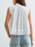 Countryside Cotton Blouse in White