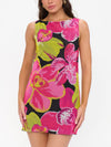 Kiki Mini Dress in Tropic Nights Mesh