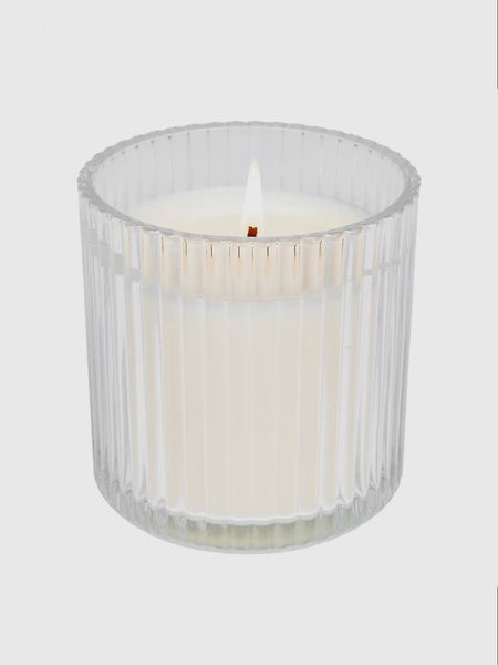 Christmas Candle Ribbed Jar 12oz