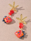 Fish & (star)fish Earrings