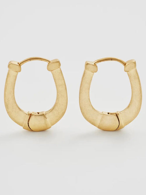 Horseshoe Hoop Earrings