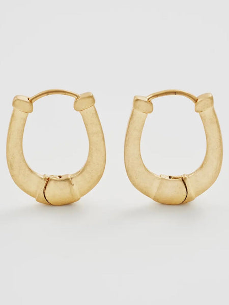 Horseshoe Hoop Earrings