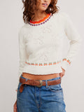 Tilly Pullover in Coconut Milk Combo