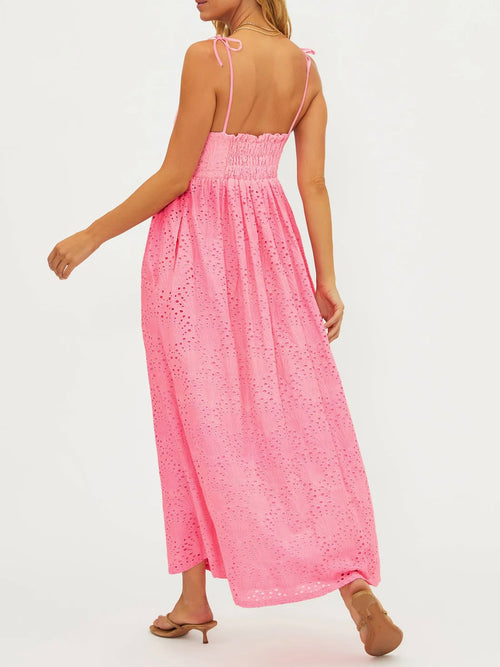 Valory Maxi Dress in Seashell Pink