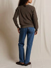 Ziggy Inside Out Sweatshirt in Dark Olive