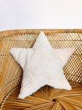 Sherpa Star Pillow in Ivory