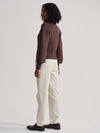 Reid Half Zip Knit in Coffee Bean