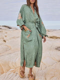 Floridian Reversible Robe in Sage
