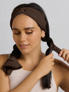 Set & Flow Heatless Curling Headband in Chocolate Brown