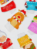 Santa's Squad 6 Piece Sheet Mask Set