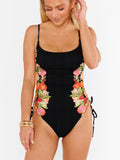 Maldives One Piece in Tropical Sangria Multi