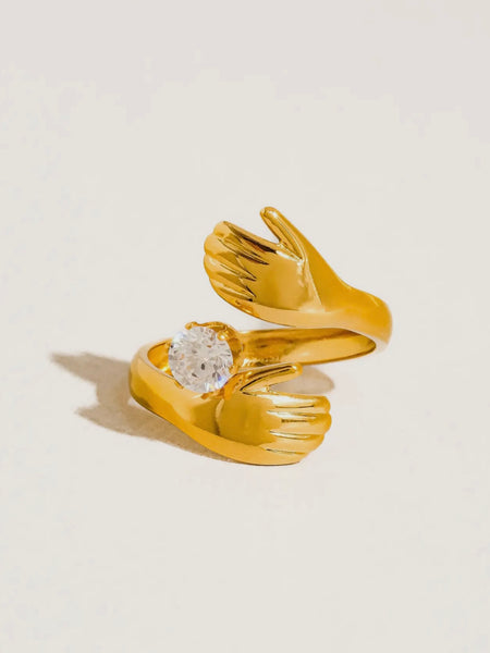 Zyne Hands Embrace Ring