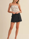 Pick Your Polka Top in Cream